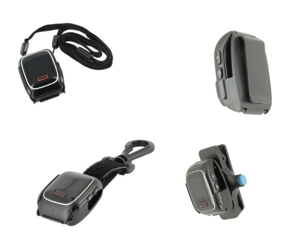 Emerit e-WG200: compact horloge met man down detectie, een noodknop, en sneltoets