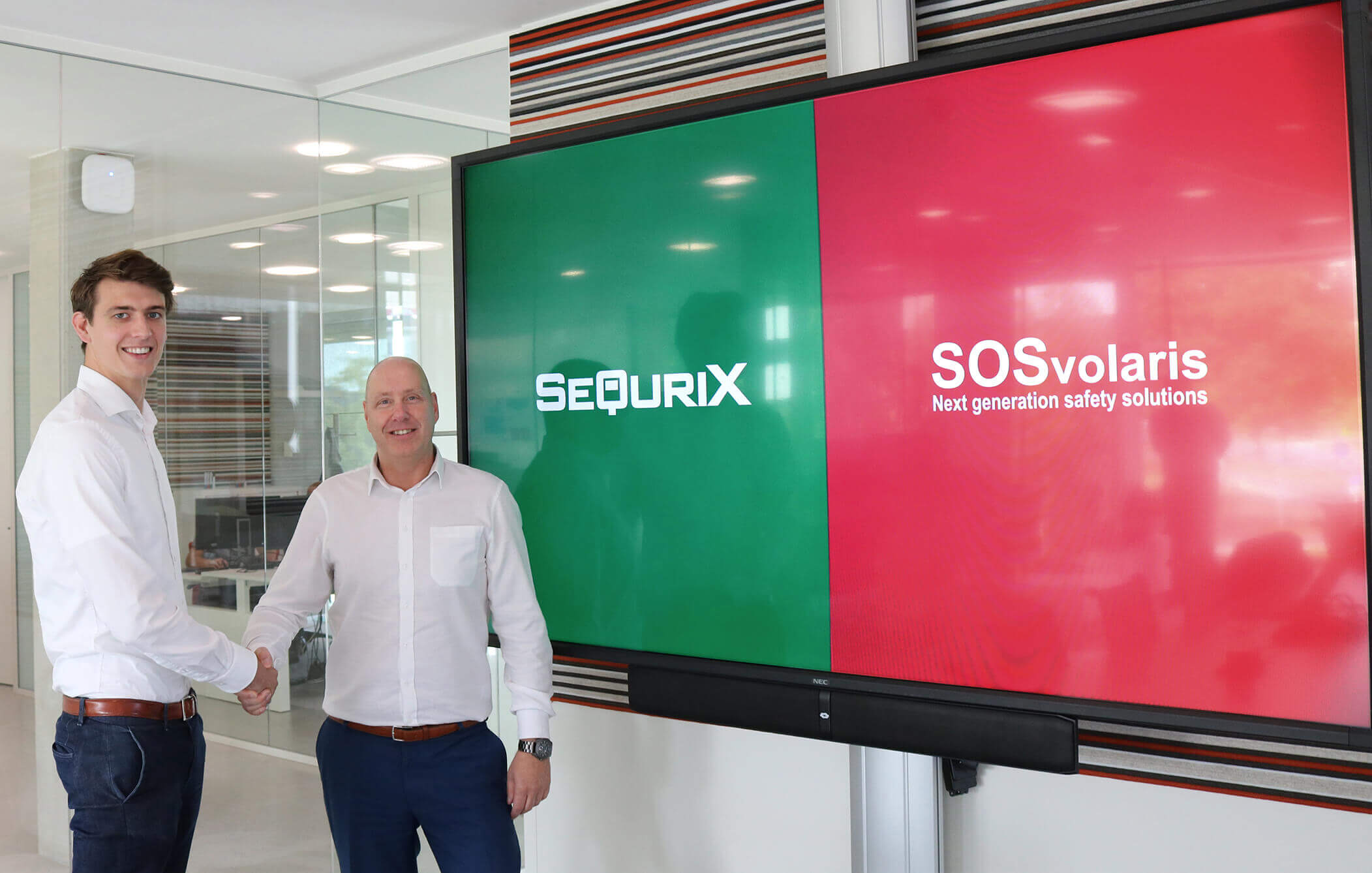 Koppeling SOSvolaris met SequriX roept bij nood dichtstbijzijnde beveiliger op